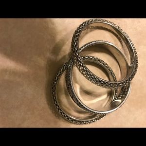 Steel  bracelet set